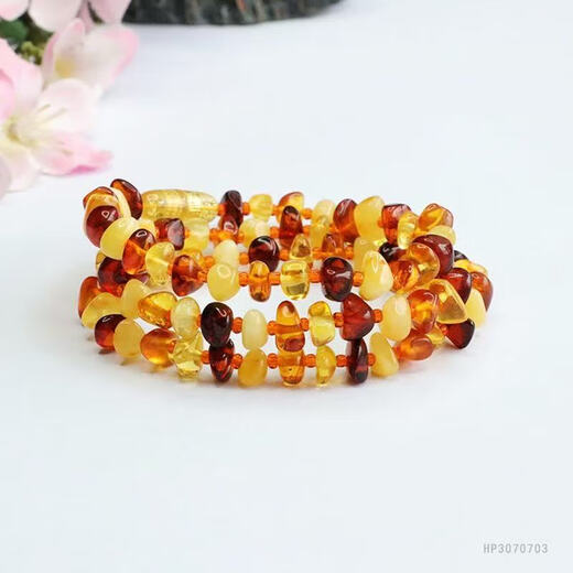 AIHUPO Shenzhen Songgang amber beeswax Russian amber beeswax baby necklace amber beeswax sleep aid teething necklace