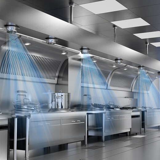 SANKA commercial kitchen air conditioner all-in-one hotel kitchen canteen hotel air cooler large cooling capacity kitchen special air conditioner strong cooling anti-oil fume 0.8 HP set stainless steel square tube