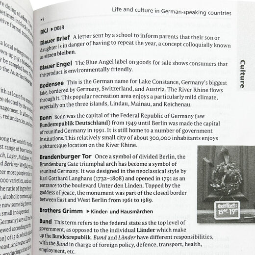 Dictionnaire allemand Oxford compact Dictionnaire allemand concis Oxford version anglaise Livre original anglais importé Anglais original 9780199663125