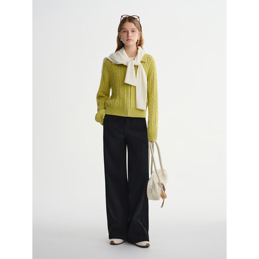 Single bundle plus size women's clothing deconstruction - Baidu work jeans 2025 winter wide leg pants denim black 2XL (size 4)