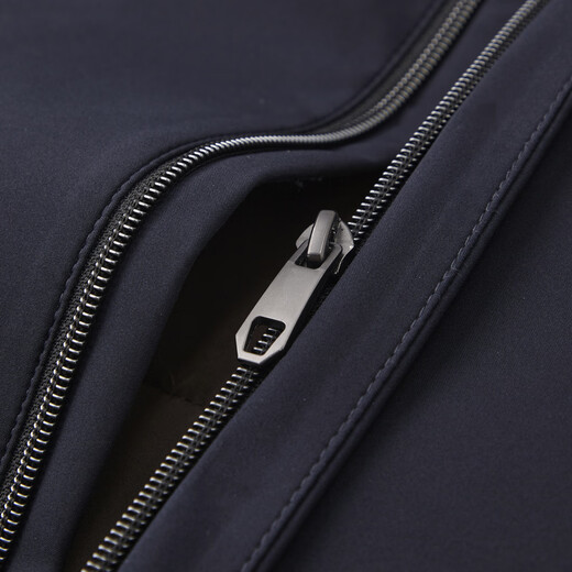 Shanshan (FIRS) men's winter mid-length cotton jacket with detachable hood for cold protection and warmth with silk liner, quilted and thickened thermal jacket