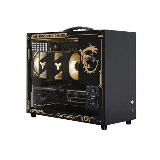 MSI AMD new product Ryzen R5 9500F/RTX5070/5060Ti/5060 graphics card e-sports Delta game DIY host assembly computer design rendering desktop complete machine configuration three丨9500F/5060Ti