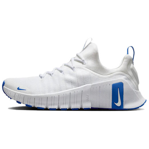 Nike (NIKE) Free Metcon 6 comfortable, soft, non-slip and wear-resistant, low-top training shoes, men's white blue white blue 42.5