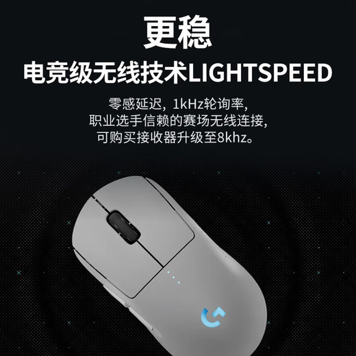 Logitech (G) Wireless Mouse GPW 4th Generation Suzaku Wireless Competition Ergonomic Gaming Mouse Shit King 4th Generation RGB Lighting Custom Macro Lightweight Mouse as a Gift for Boyfriend GPW Eagle Eye Pink + Desk Pad + Charging Base