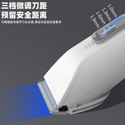 Pet hair clipper, silent, safe and non-irritating, ceramic head, long lasting, free delivery D9 R-type rounded corner head + standard accessories