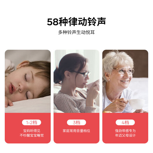 International Electrician (FDD) Sonnette sans fil sans fil pour maison, longue distance et volume élevé, télécommande électronique intelligente, sonnette d'entrée, appelant âgé, blanc, 1 sonnette + 1 sonnerie