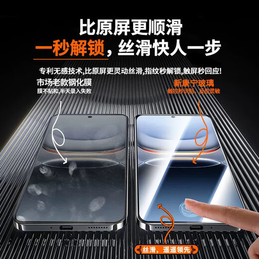 Suitable for Apple 17/16ProMax/15plus/14pro ultra-high-definition anti-peep full-screen anti-fingerprint tempered film iPhone13 dust removal compartment flash-proof explosion-proof protective mobile phone film top with second patch compartment/anti-reflective coating ultra-clear model *set iPhone 15Pro