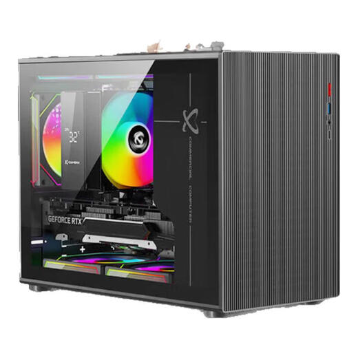 ASUS (ASUS) 5060 host RTX complete machine AMD 5600 assembled computer mini portable mini small chassis AI e-sports game live broadcast desktop DIY complete machine ITX host 5600 + ASUS RTX 3050 configuration two