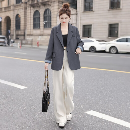 Sibaishe Commuting Blazer Women's 2025 Autumn New Fashion Small Casual Suit Top