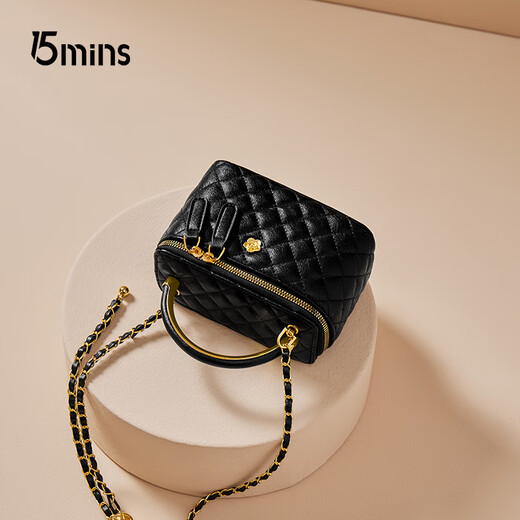 15MINS bag women's new 2025 diamond chain bag light luxury versatile one-shoulder cross-body handbag birthday gift for girlfriend