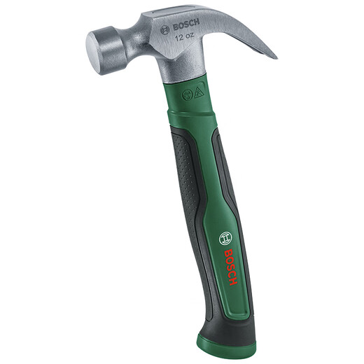 Bosch (BOSCH) fitter's hammer flat head hammer duckbill hammer electrician's hammer carpentry hammer claw hammer masonry hammer stone breaking hammer flat chisel claw hammer 340g