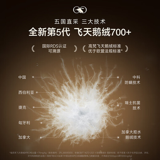 Govan Black Gold Goose Down Jacket Pioneer 5.0 Eight-lattice Men's and Women's Same Style Thickened Long Down Jacket Black M