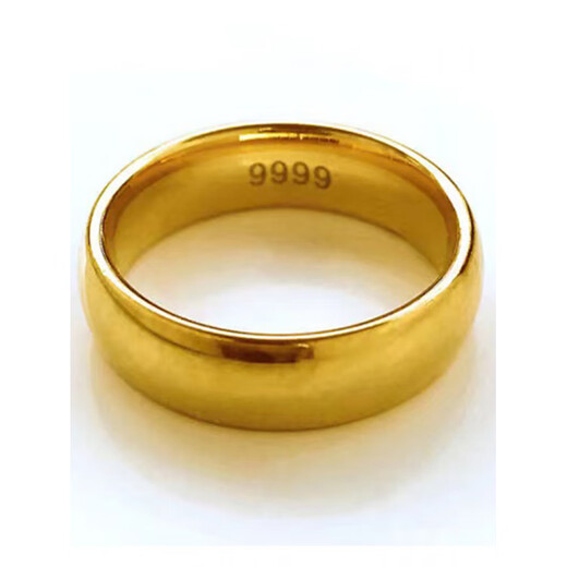 DL 1998 Fat Donglai same style sand gold ring Special offer 2025 new sand l gold ring for men and women that will not fade for a long time gold glossy women's model (opening is adjustable)