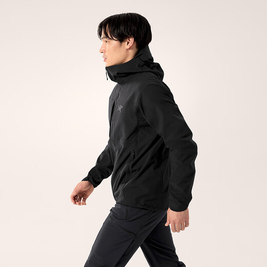 ARC'TERYX Archaeopteryx GAMMA MX HOODY Windproof Men's Soft Shell Jacket BLACK/Black M