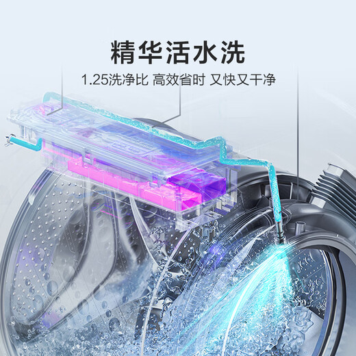 Hisense FamilyMart fully-automatic three-tub washing machine, 3 washes and 2 dryers, healthy living water, free combination of three barrels, 0 hand wash for lazy people, WF100E3Q1+WV20G-H, trade-in subsidy