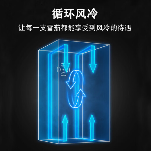 Audaxin France HOMESUN constant temperature and humidity household compressor small red wine cabinet temperature and humidity constant precision cigar cabinet constant 408 pieces BCW50 (entry level) 48L