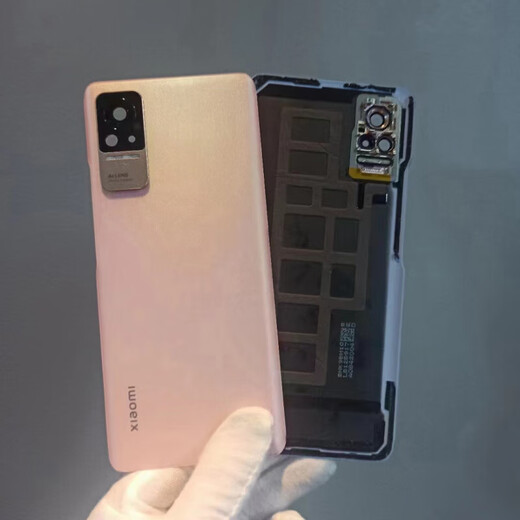 Suitable for Xiaomi CIVI original disassembled back cover, civi1s glass back case, battery cover, mobile phone back case exterior, civi1S bang bang powder with frame, original disassembled 95 new