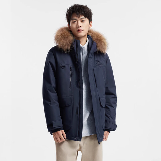 Camel (CAMEL) Kunlun Mountain-Feather God Ultra Outdoor Goose Down Jacket 25 Autumn and Winter Uniform Three-proof Parker Down Jacket