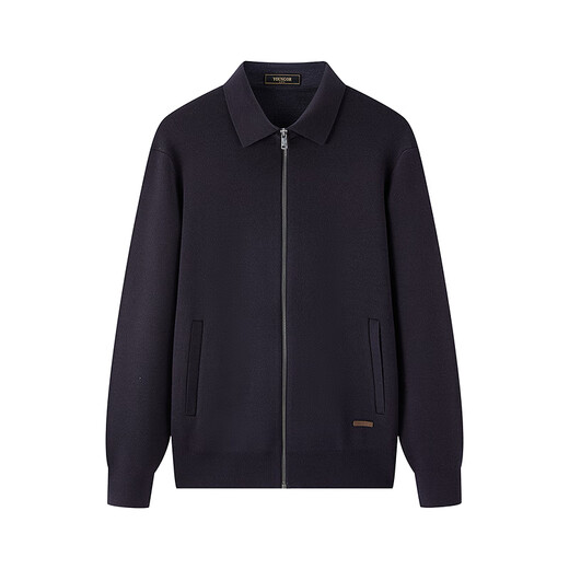Youngor Sweater Men's 2025 Autumn and Winter Young Men's Long-Sleeved Sweater VWHW619961FFA Navy VWHW619961FFA S 95cm (recommended 105-125Jin Jin equals 0.5kg)
