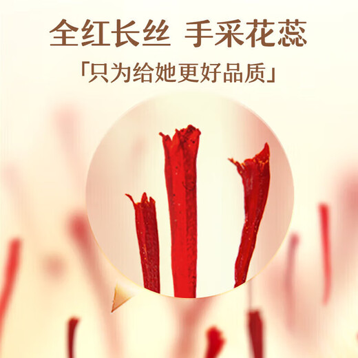 Tongrentang Beijing Tongrentang Saffron Gift Box 6g Authentic Tibetan Saffron Spring Festival New Year Goods High-end High-end Gift 1 Box Holiday Gifts for Parents Elders Wife Daughter-in-law Ladies Mother-in-law Teacher's Day Teacher