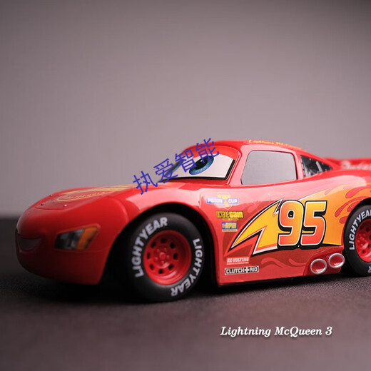 Wenzhi Large Lightning McQueen Car Cars Wireless Electric Remote Control Model Children's Lightning McQueen Car Flat Bottom Model Without Batteries