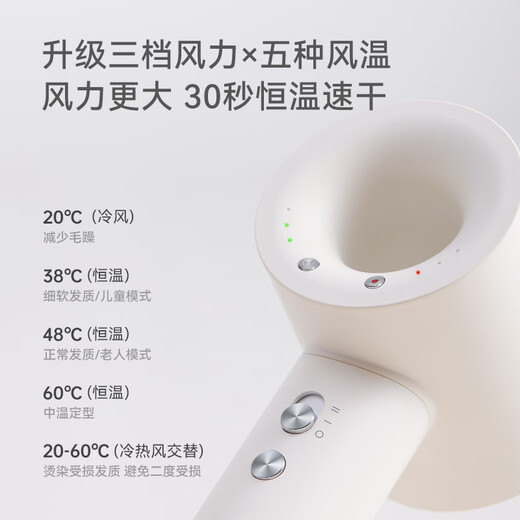 Olayks instant high-speed hair dryer home hair dryer negative ion upgraded plasma hair care student dormitory high wind high power low noise fast drying hair dryer gift gift upgraded 3.6 billion plasma free hair dryer with order