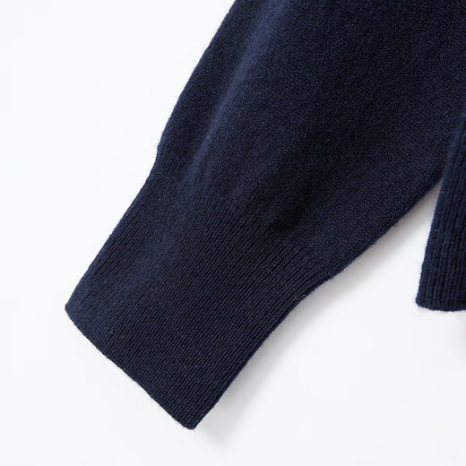 Jinju 100% pure wool cardigan women's autumn and winter new versatile sweater jacket simple high-end niche knitted bottoming shirt