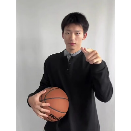 POUM美式亨利长袖t恤男款春秋季显肩宽华夫格健身运动卫衣内搭打底衫 CQS-1381黑色加绒款 M