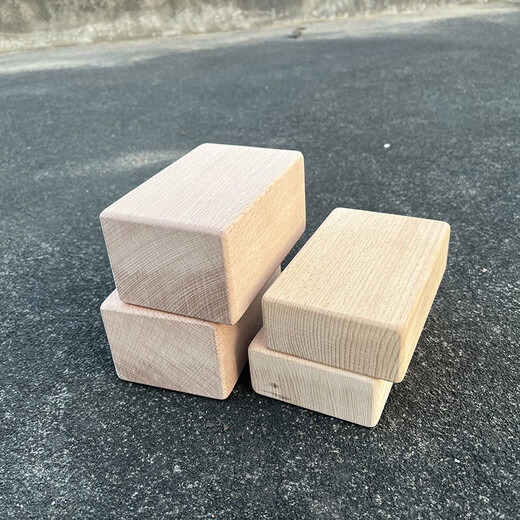 LNGA LANDGRE solid wood handstand yoga brick high density handstand support aid thin section (4*8.5*12.5)
