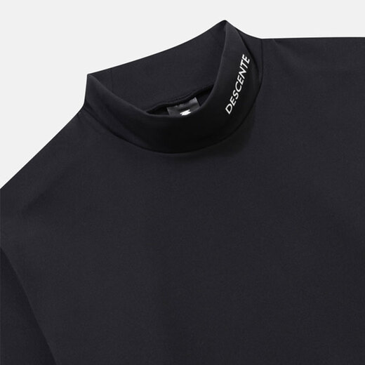 DESCENTE clearance 25 models of round neck long-sleeved T-shirts, lapel quick-drying tops, bottoming shirts, sportswear for men and women, black M (90) - (100-120Jin Jin equals 0.5 kg)