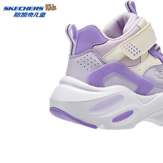 Skechers children's autumn and winter velvet warm cotton shoes for boys and girls sports non-slip middle and large children's boots 319250L WLPR/WLPR 30