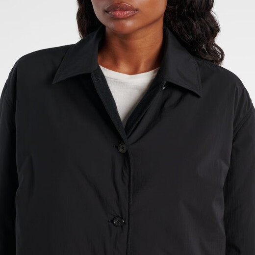 The Row Evadne high-tech shirt jacket P01076674 black 3XS CN 145/76
