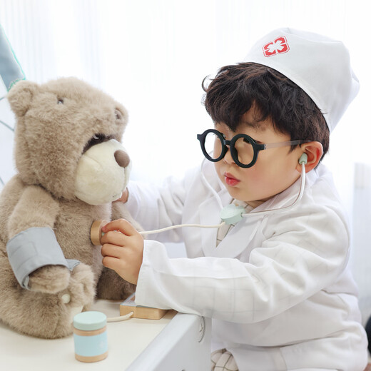 Figani kleines Arzt-Spielzeugset für Kinder, Baby-Spielhaus, Zahnarzt, Arzt, Junge und Mädchen, Geburtstagsgeschenk