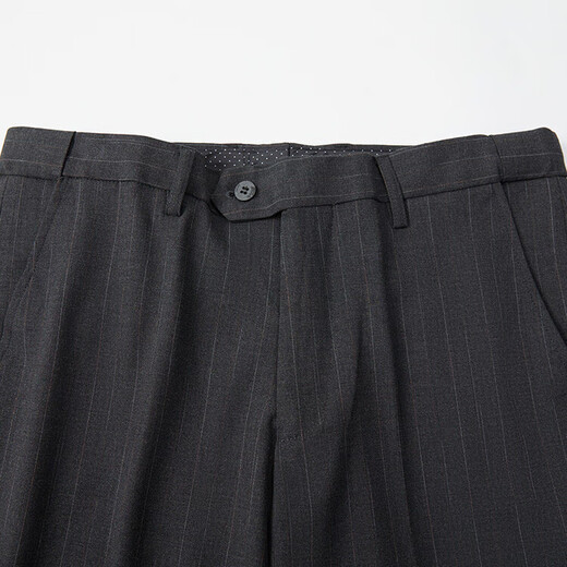 SEVEN 7 Seven brand men's suit suit spring and autumn slim fit simple business casual two-piece suit dark gray L 175