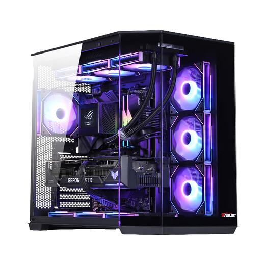 ASUS (ASUS) RTX5080 host RTX5070Ti/5090D host i9 14900KF U7 265K rog family bucket black myth game console desktop assembly machine computer complete machine U7 265KF + ASUS RTX5080 丨 seven