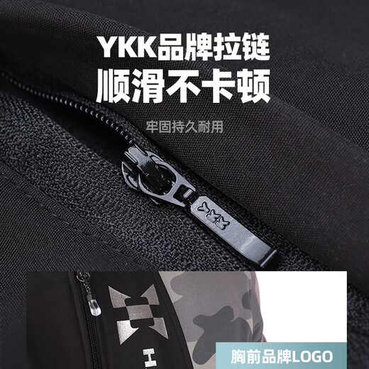 HISTAR autumn and winter men's velvet waterproof fishing jacket black jacket autumn and winter waterproof windproof L