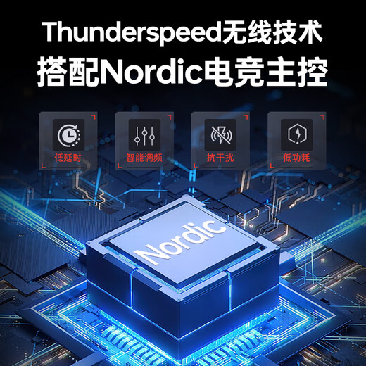 ThundeRobot ML6 PRO three-mode gaming wireless mouse lightweight design wired/2.4G/Bluetooth connection office gaming mouse 8K competitive version Snake Year Red-3950PRO