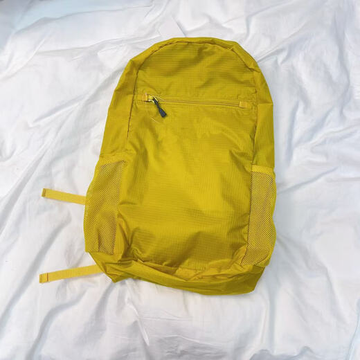 Single spot Meishan outdoor lightweight waterproof backpack unisex travel mountaineering bag 15 liter folding bag bright green