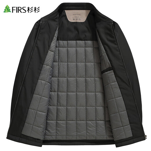 Shanshan quilted warm autumn and winter new lapel quilted jacket men's fashion simple warm and cold-proof jacket