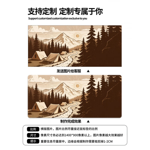 
Original suitable animal forest series mouse pads for super large male and female wrist guards computer office desk pads customized learning desk pads 16794 Secret Forest-Flamingo 600x300mm x 2mm