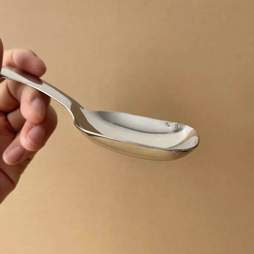 RSRDDY304 stainless steel thickened short-handled teaspoon, mini small spoon, coffee measuring spoon, tea spoon, tea shovel, scoop, spoon, glossy tea spoon, 1 pack