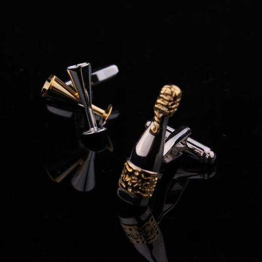 Lieshang Metal Cufflinks Men's French Cuffs Cuff Nails Cuff Nails Men's French Buttons High Quality Cufflinks 1_Blue