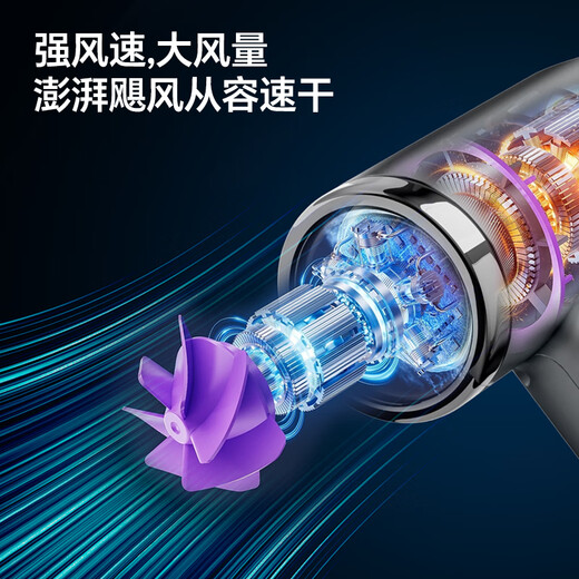 Syouran rechargeable wireless hair dryer for dormitories, student battery model, high-power hot and cold dual-purpose, hot air, super long, high battery life, no unplugged rechargeable model, dedicated for student dormitories, wireless hair dryer, unplugged for dormitories, white