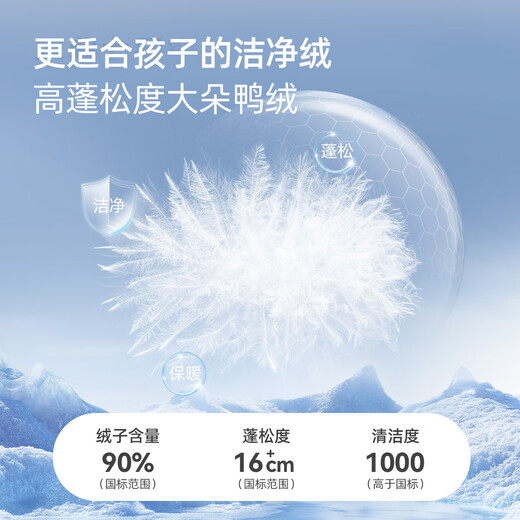 Yishuanger Baby Down Jumpsuit Autumn and Winter Baby Warm Clothes Newborn Romper Suit Big Red 90cm