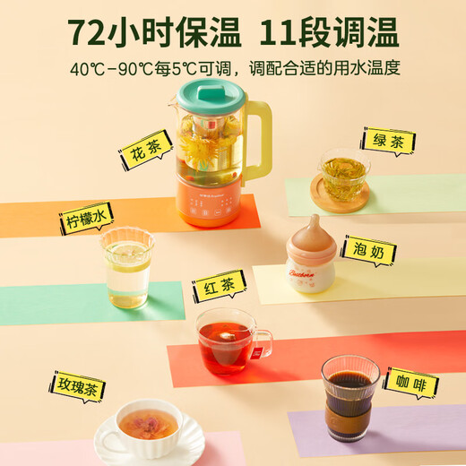 Royalstar Pure Titanium Health Pot Mini Health Cup Tea Maker Office Home Constant Temperature Kettle One Person Small Flower Teapot Girl Birthday Gift 0.6 Liter YSC618 (Ti)