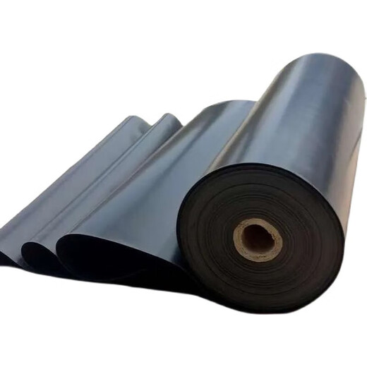 Fish pond anti-seepage membrane, waterproof cloth, geomembrane, fish pond slope protection, lotus pond reservoir breeding thickened black plastic mulch film 1 meter * 2 meters new material / 0.12 mm thick