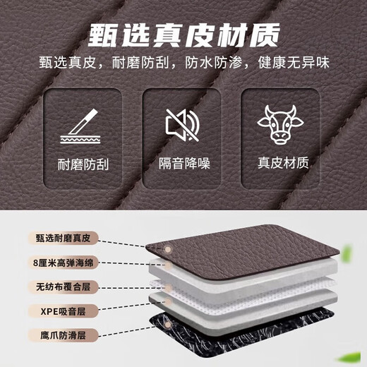 Suitable for 2024 model 24 Lantu Zhiyin special leather trunk mat tail box mat car accessories decoration collection genuine leather black full surround model