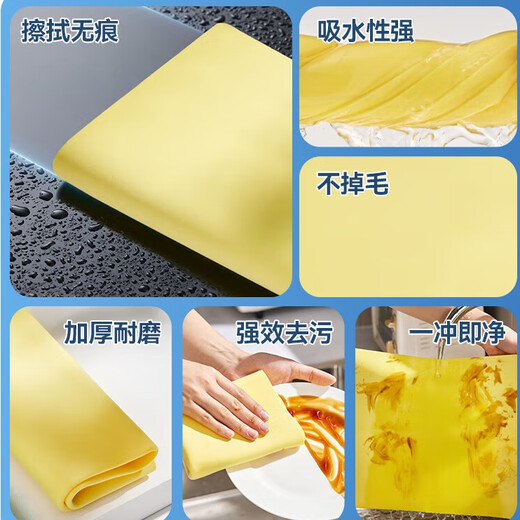 Sulida magic rag, special glass cleaning artifact for housekeeping and cleaning, high-density thickened scouring pad, 2 pieces