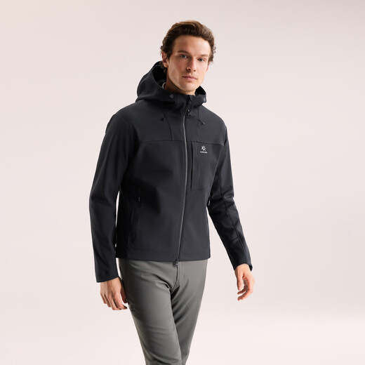 KAILAS M8 IC soft shell jacket for men with velvet, warm, breathable and elastic outdoor windproof and wear-resistant hooded mountaineering jacket
