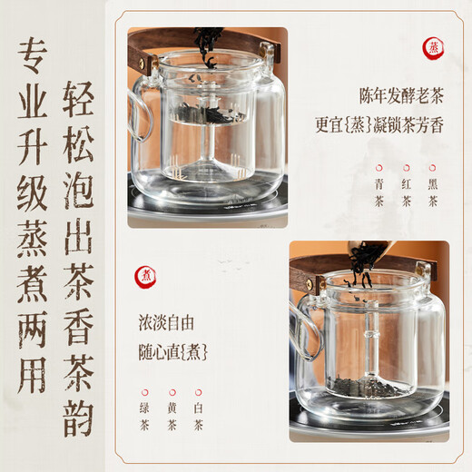 Bear Mini Electric Ceramic Stove, Tea Boiler, Tea Stove, Tea Kettle, Healthy Stove, Old White Tea, Black Tea, Scented Tea, No Choice of Utensils for Making Tea, DTL-J13N3